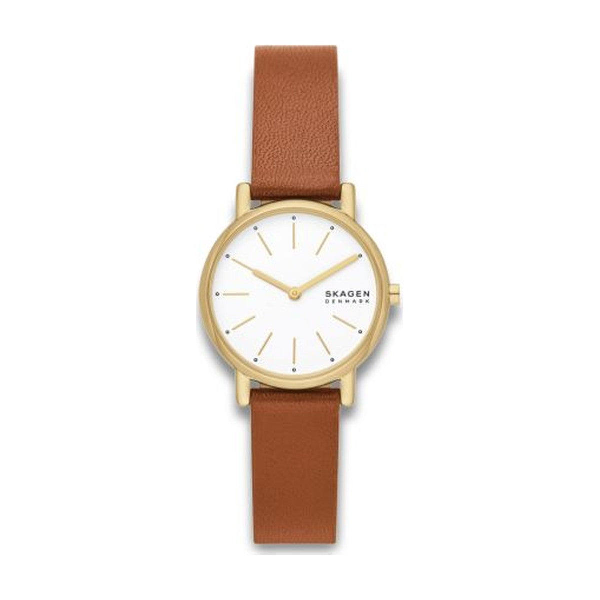 Skagen- Dameur med brun rem - Modelnr.: skw3121