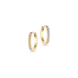 Scrouples - Creoler, Forgyldt stål 2 x 15 mm cubic zir. - Model: ST10057