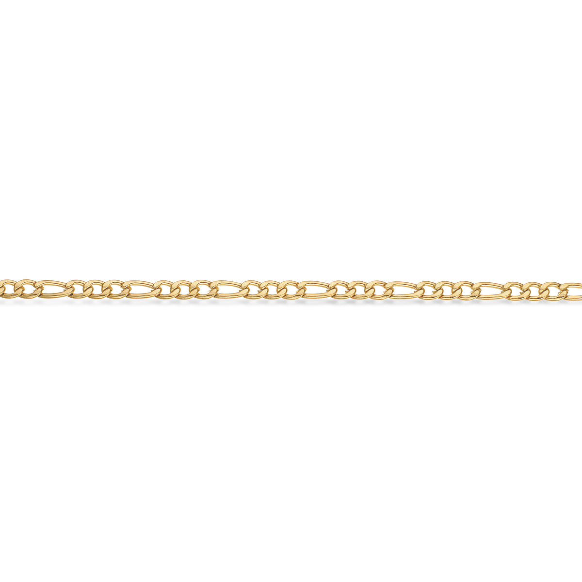 Scrouples - Armbånd, forgyldt stål, Figaro - Model: ST30006A,L
