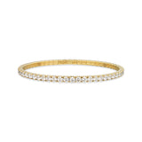 Scrouples-Molly tennis armbånd krystal guldfarvet stål 18 cm-model ST30099A,M