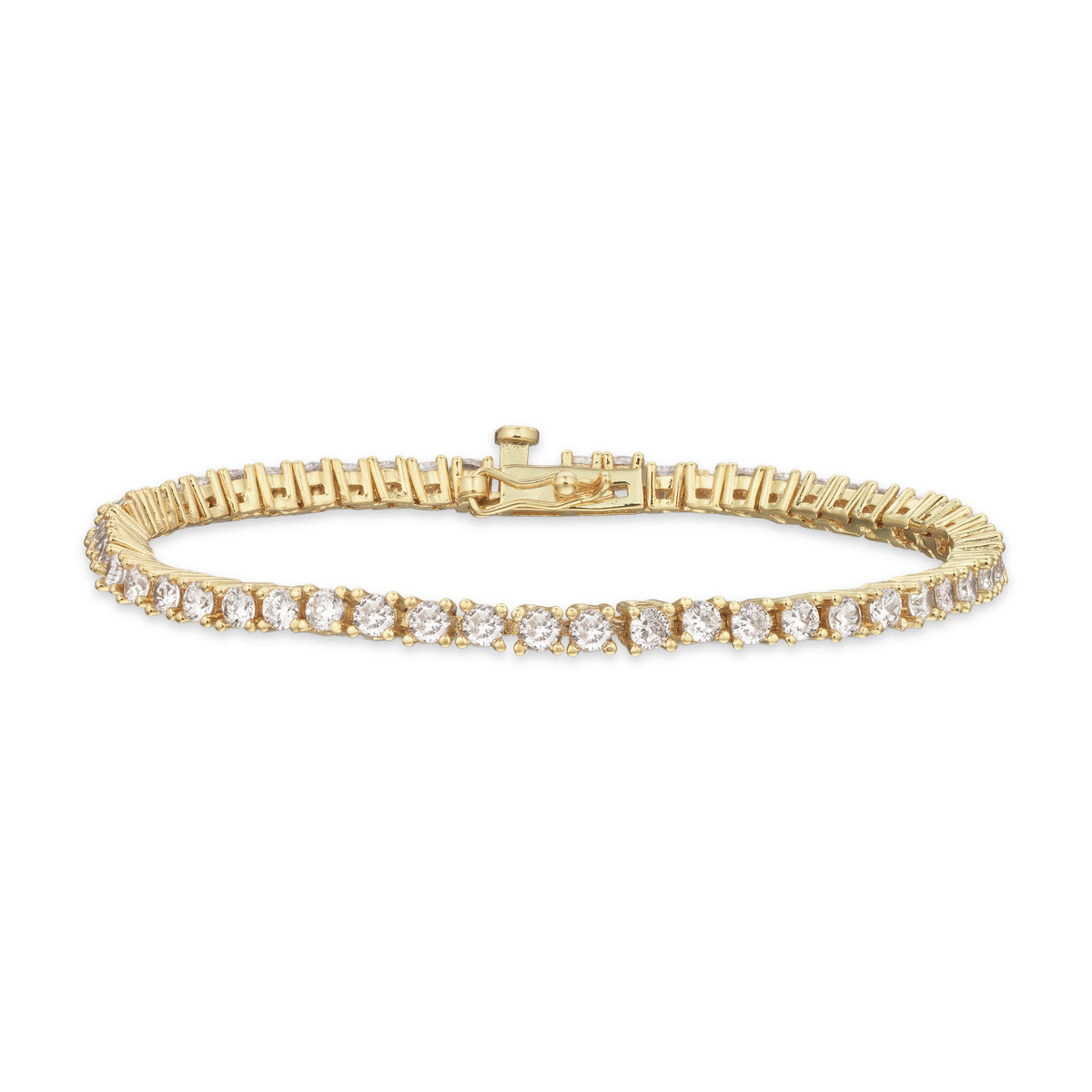 Scrouples-Molly tennisarmbånd cubic zir. messing fg.18 cm-model ST30103A,M