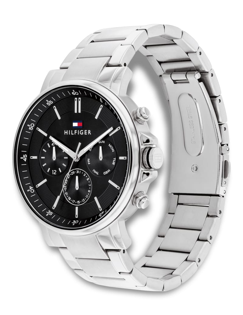 Tommy Hilfiger - Herreur, rustfrit stål med lænke - Model: 1710667