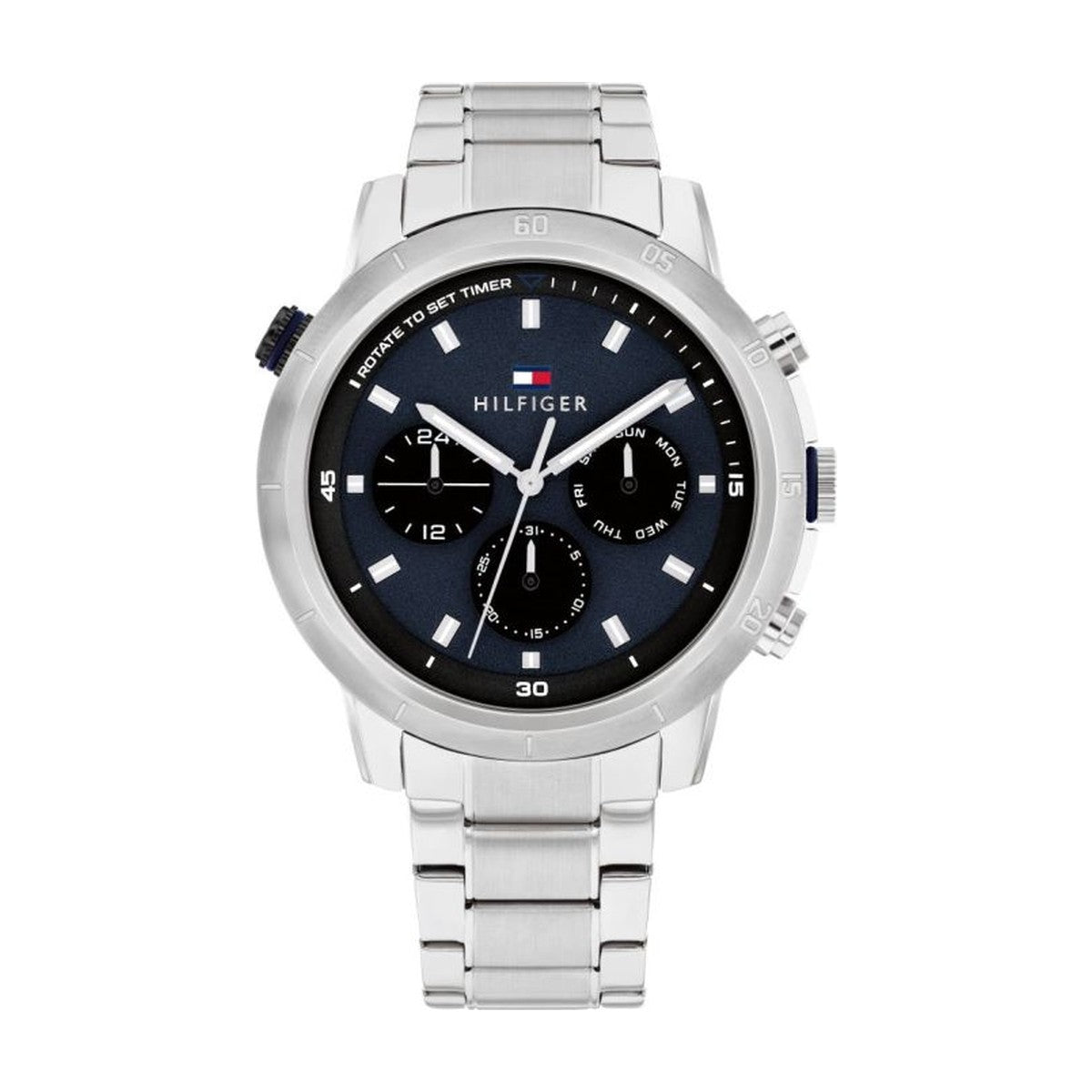 Tommy Hilfiger - Herreur, stål med lænke - Model: 1792104