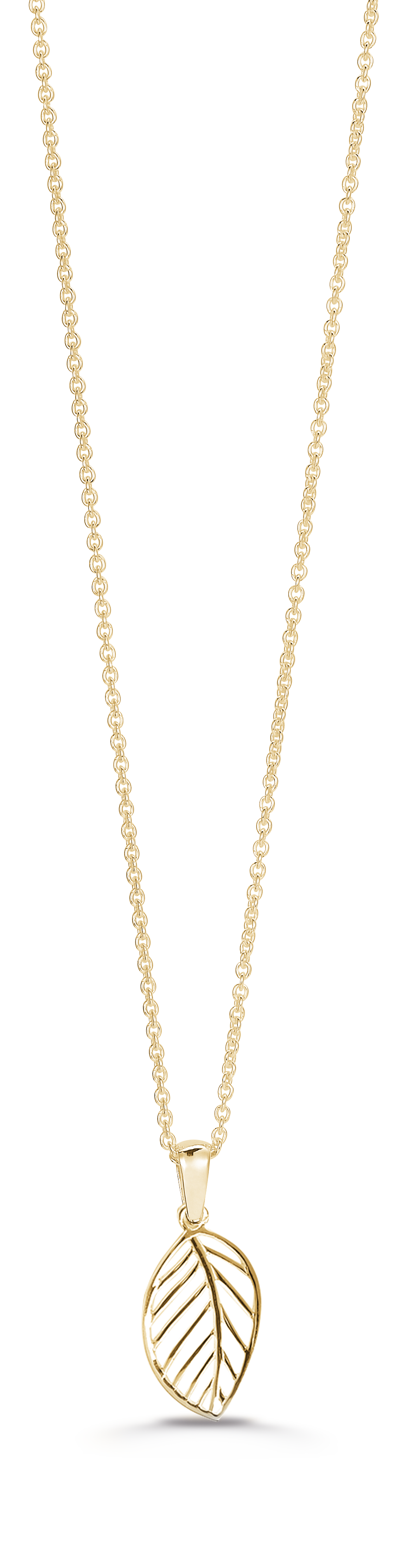 Køb Aagaard -  FORG. SØLV COLLIER BLAD 42CM - Model: 03301300-45 hos Guldsmed Smeds
