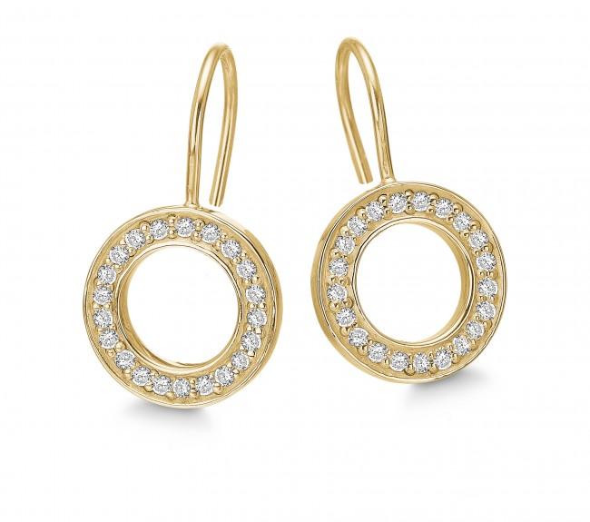 Køb Aagaard - FORG. SØLV ØREHÆNGER M/SY.ZIRCONIA - Modelnr.: 03971468-75 hos Guldsmed Smeds