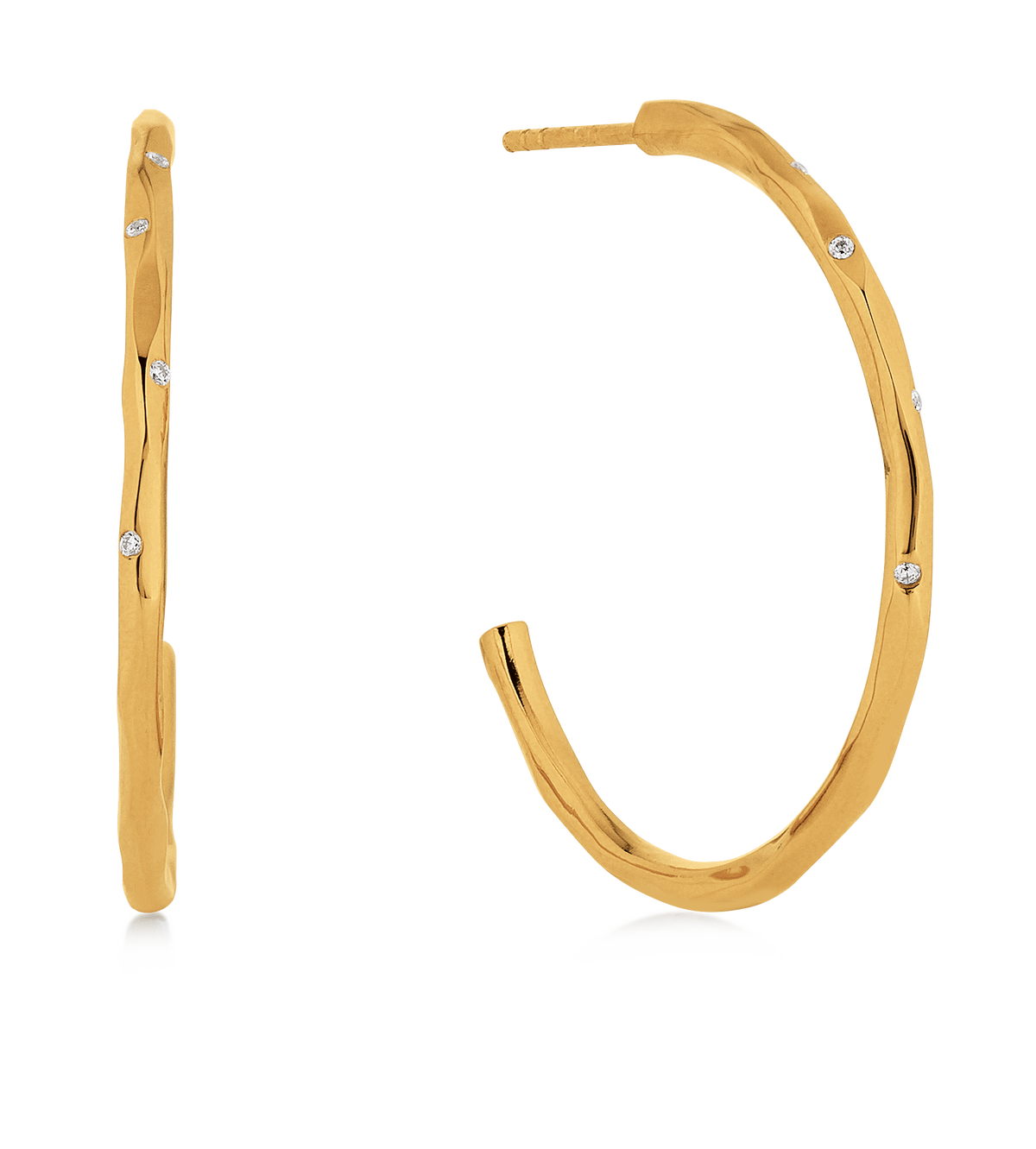 Køb Aagaard - FORG. SØLV CREOL M/SY.ZIRCONIA + STIK - Modelnr: 03994378-75 hos Guldsmed Smeds