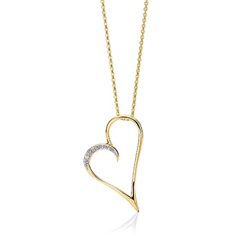 Køb Aagaard - 8KT VEDH. M/SY.ZIRCONIA+FORG.KÆDE - Model: 04323880-45 hos Guldsmed Smeds
