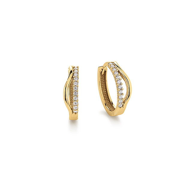 Køb Aagaard - 8KT CREOL M/SY.ZIRCONIA - Model: 08993599-75 hos Guldsmed Smeds
