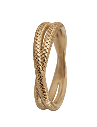 Køb Christina Collect Ring - Twin Snake, forgyldt sølv, - Modelnr: 800-1.11.B hos Guldsmed Smeds