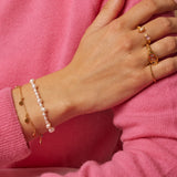 Enamel - Forgyldt Pealie armbånd - Model: B79G