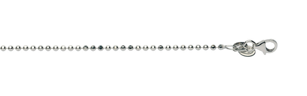 Køb LG-Armbånd sølv rhod. kugle facet - model nr. 106756 hos Guldsmed Smeds