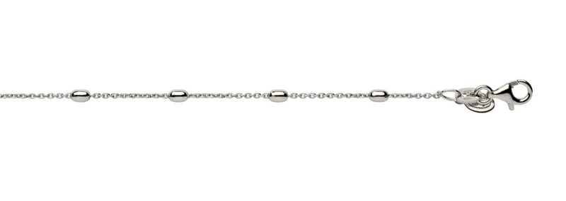 Køb L&G - Armbånd sølv rho. - bønne - Modelnr: LG-106950-19 hos Guldsmed Smeds