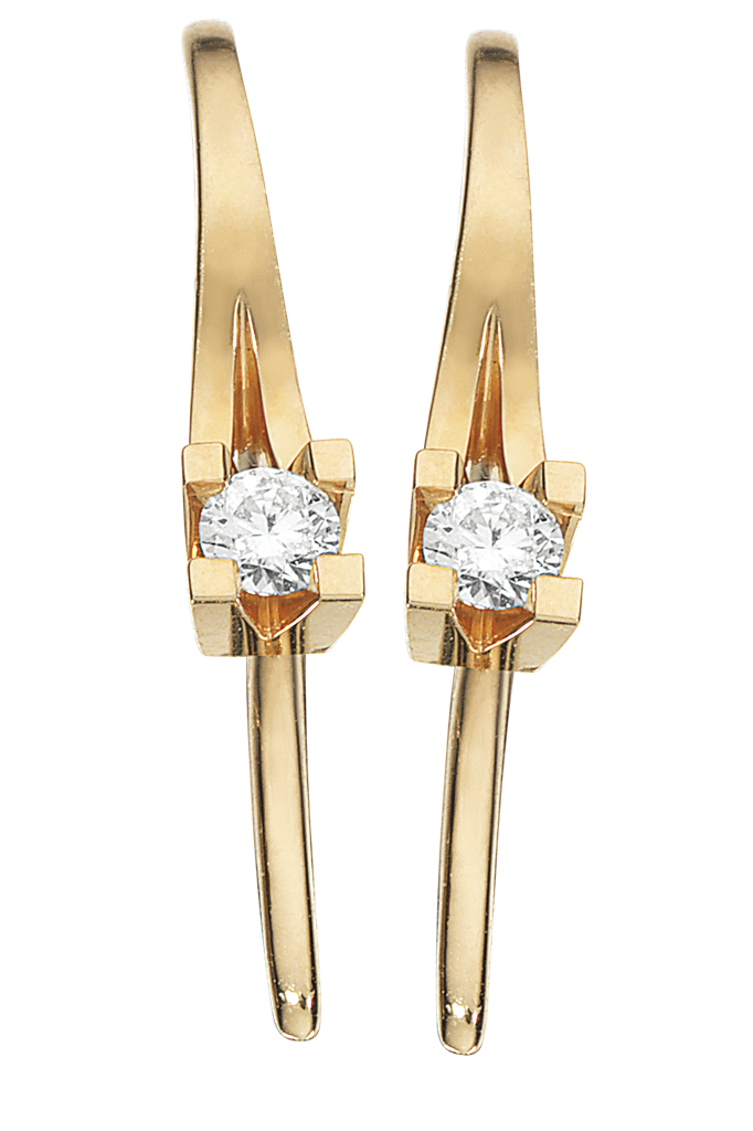 Køb Scrouples - Kleopatra diamant ørehænger med diamant 0,10 w/si, 14 kt. rødguld - Modelnr.: 1125,10 hos Guldsmed Smeds