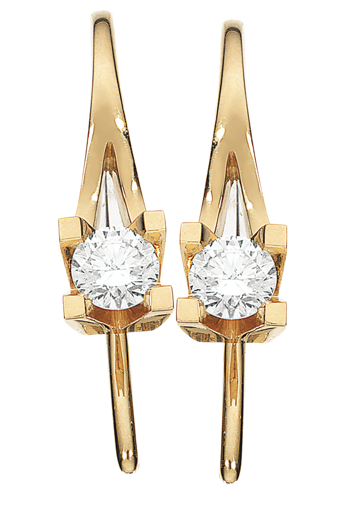 Køb Scrouples - Kleopatra diamant ørehænger med diamant 0,30 w/si, 14 kt. rødguld - Modelnr.: 1125,30 hos Guldsmed Smeds