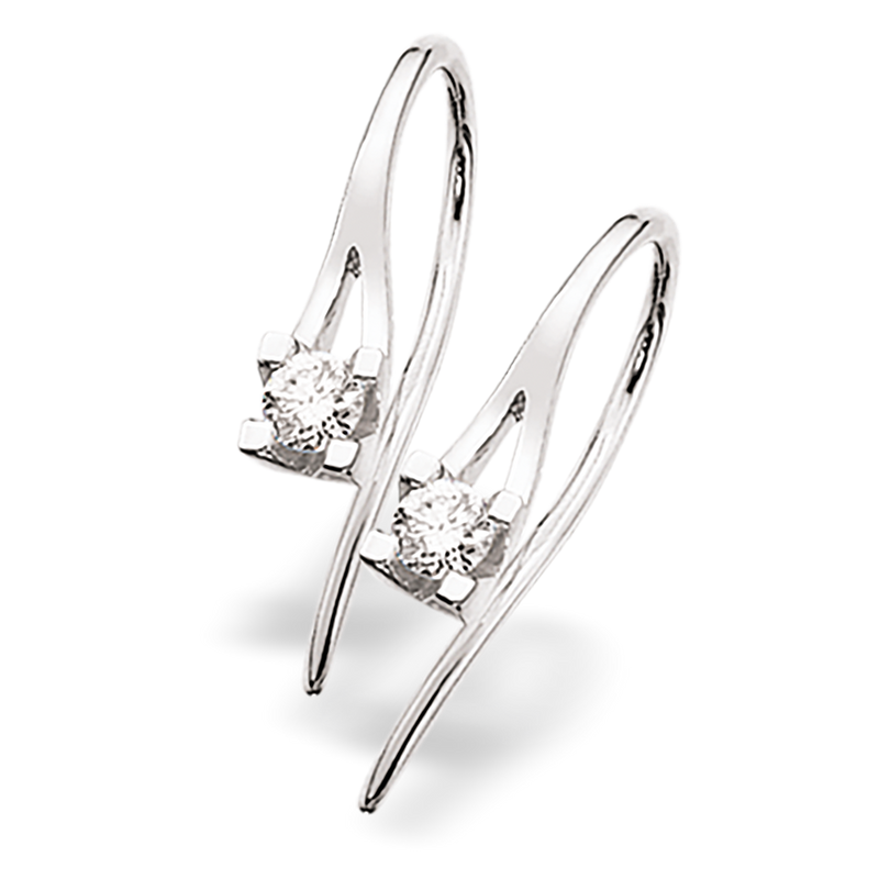 Køb Scrouples - Kleopatra diamant ørehænger med diamant 0,50 w/si, 14 kt. hvidguld - Modelnr.: 1126,50 hos Guldsmed Smeds
