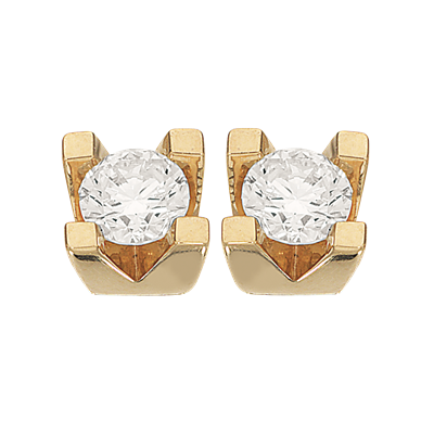 Køb Scrouples - Kleopatra diamant ørestik rødguld 0,30 w/si 14 kt - Modelnr.: 1135,30 hos Guldsmed Smeds