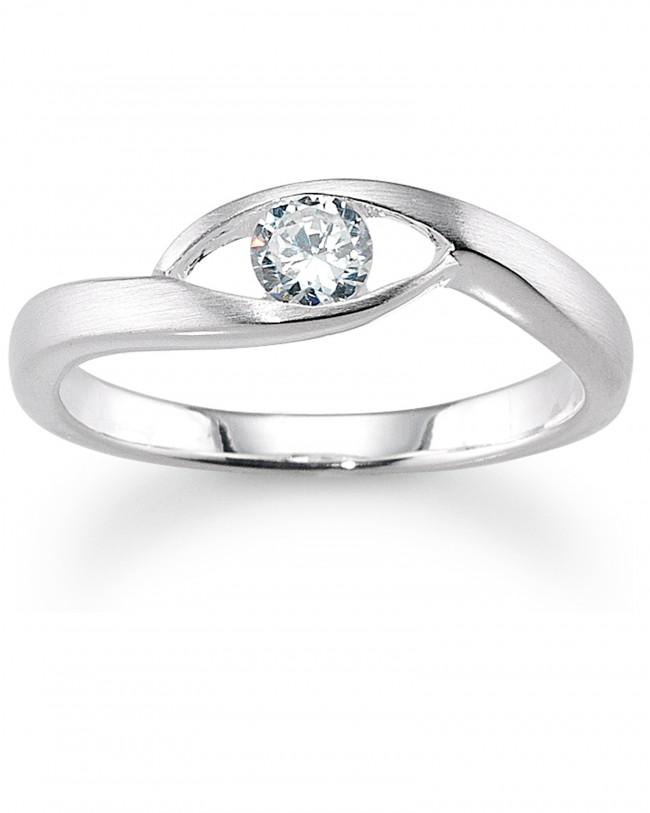 Køb Aagaard - SØLV RING M/SY.ZIRCONIA - Modelnr.: 11621352-75 hos Guldsmed Smeds