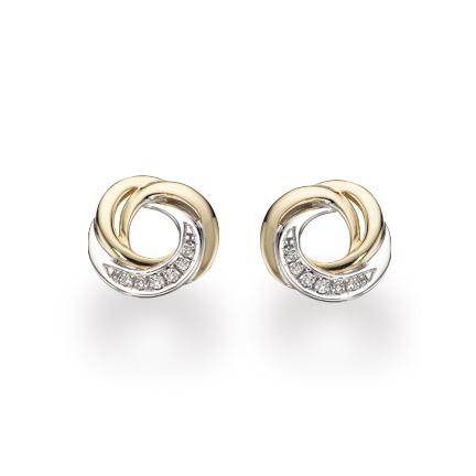 Køb Scrouples - 14 kt. ørepynt med diamant 0,06 W/SI - Model.: 117096 hos Guldsmed Smeds