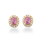 Køb Scrouples - Ørestik 14 kt. roset, pink safir m. 0,10 w/si - Model nr.: 119945 hos Guldsmed Smeds