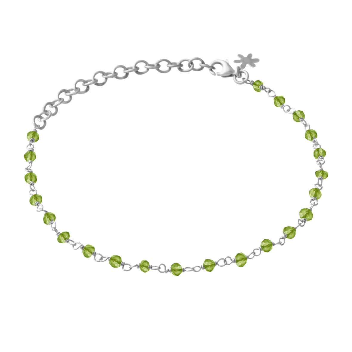 Susanne Friis Bjørner - Armbånd - Sølv med peridot - Modelnr.: 1433-1-135