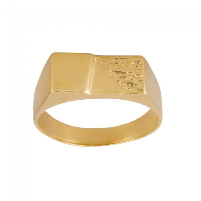 Køb Nordahl Andersen - herrering guldring kan fåes i 8 eller 14 karat - Modelnr.: 143 059 8 kt. hos Guldsmed Smeds