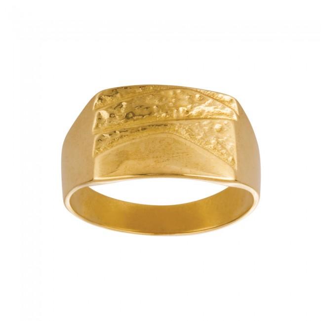 Køb Nordahl Andersen - Herrering guldring, kan fåes i 8 eller 14 karat - Modelnr.: 143 062 8 kt. hos Guldsmed Smeds