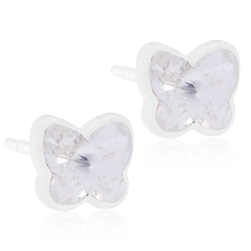 Køb Blomdahl - MP Butterfly 5 mm, Crystal - Model: 15-0199-01 hos Guldsmed Smeds
