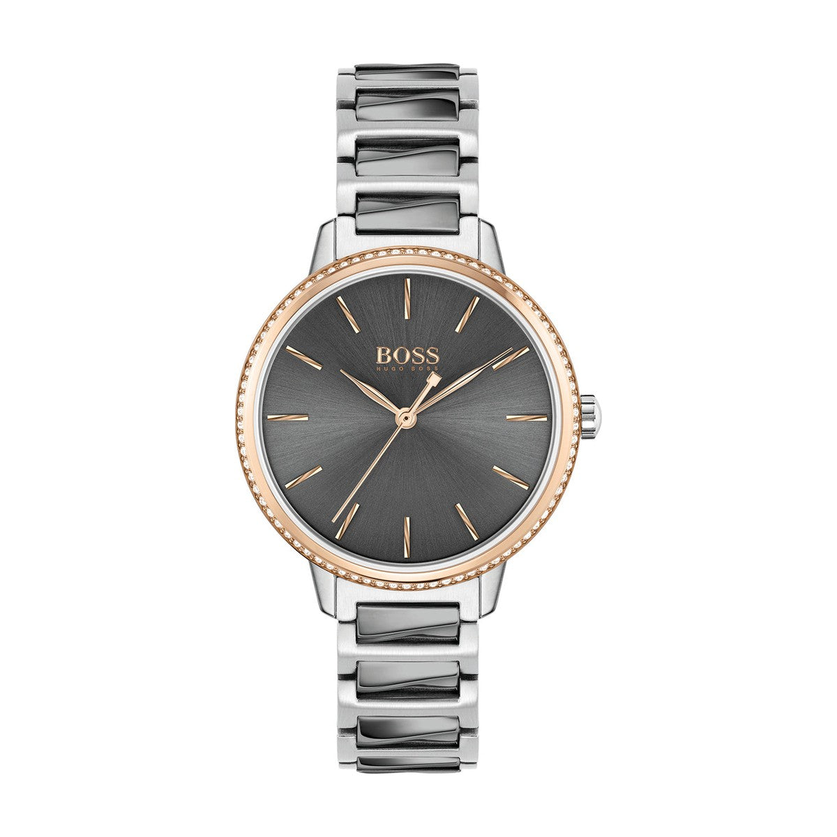 Køb Hugo Boss - Signature - Stål dameur med lænke  - Model: 1502569 hos Guldsmed Smeds