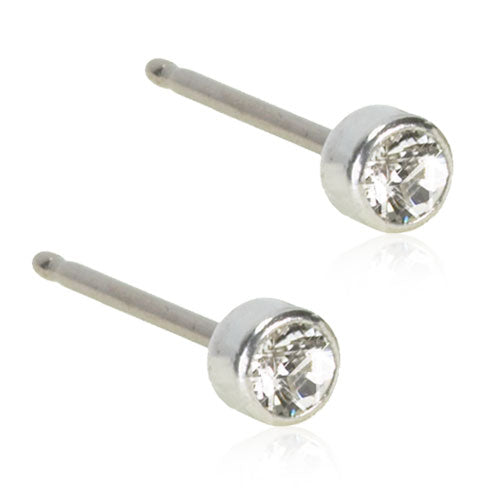 Køb Blomdahl - ST Bezel 3 mm, Crystal - Model: 15-1402-01 hos Guldsmed Smeds