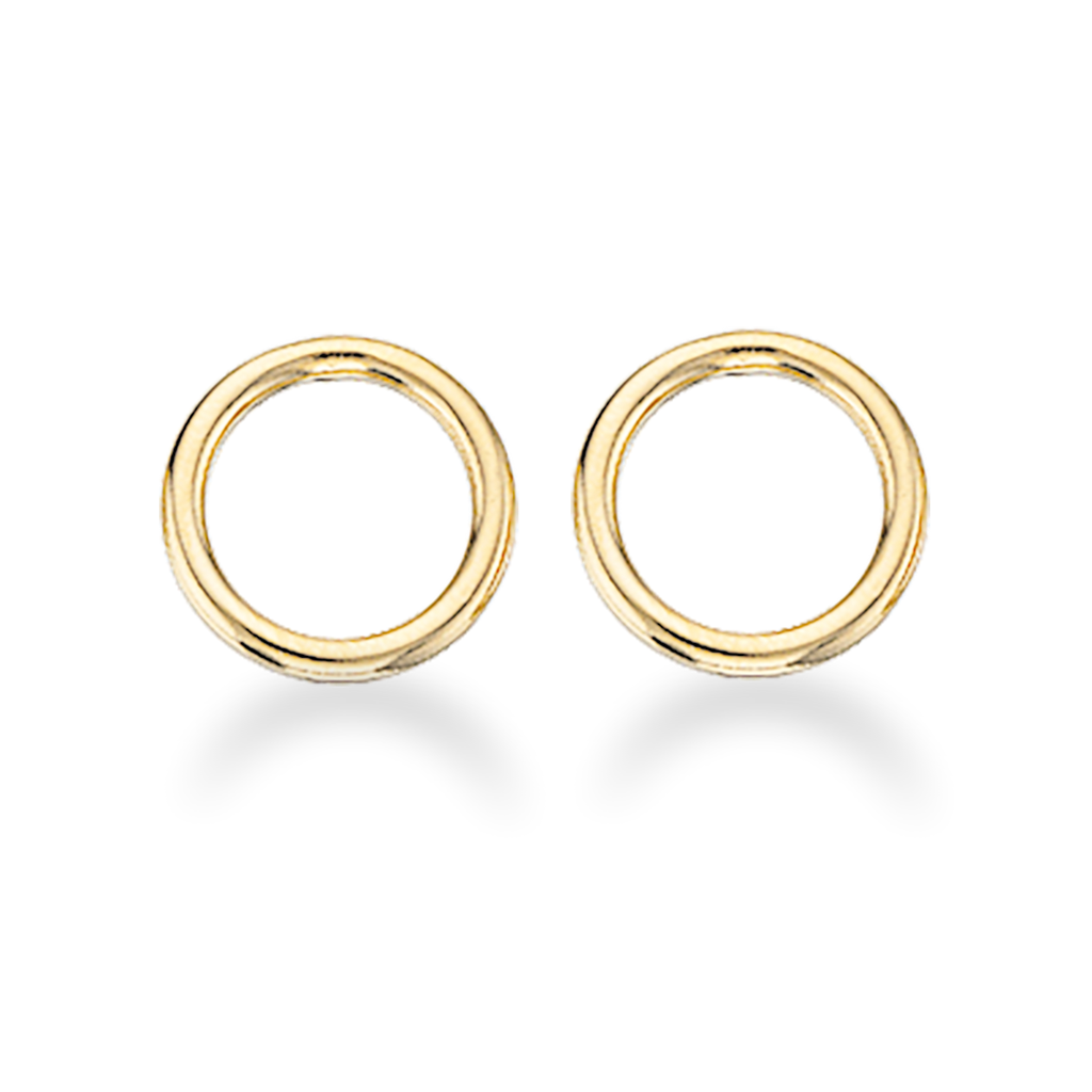 Køb Scrouples - Ørestik, blank cirkel 11 mm forgyldt sølv - Model nr.: 154032 hos Guldsmed Smeds