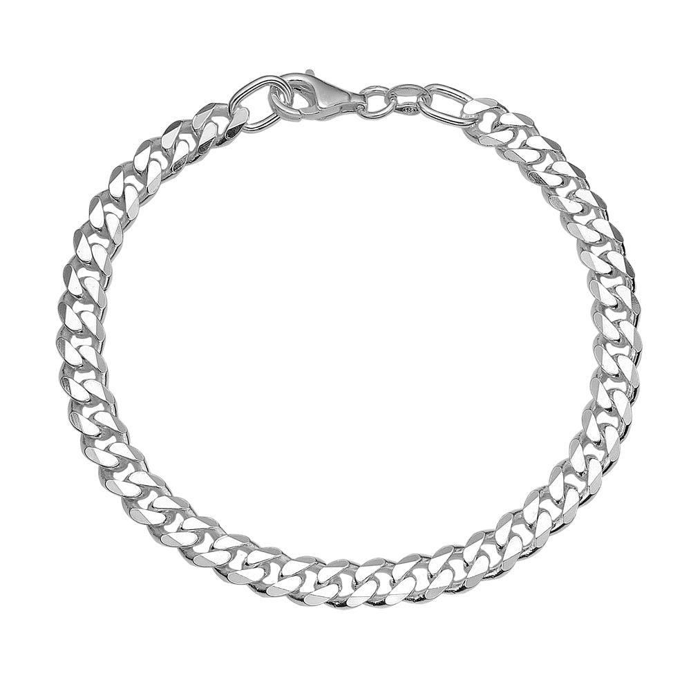 Køb Aagaard - Armbånd sølv panzer, Bredde 4,5 mm - Model: 1601-KZ-S06-18,5 hos Guldsmed Smeds