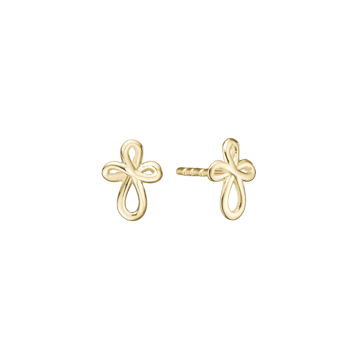 Aagaard - 8 kt guld ørestik "kors" - Model: 1671-G8-29