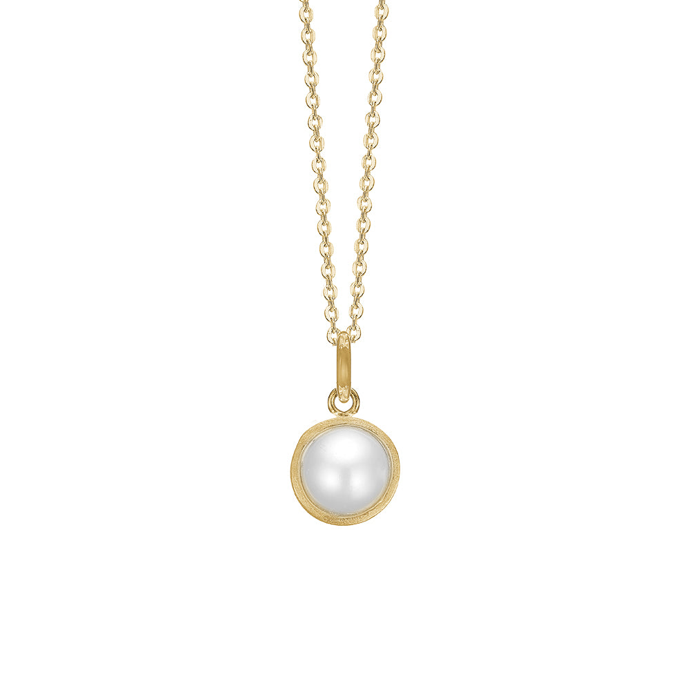 Køb Aagaard - Halskæde 14 kt, perle - Model: 1680-G14-07-45 hos Guldsmed Smeds