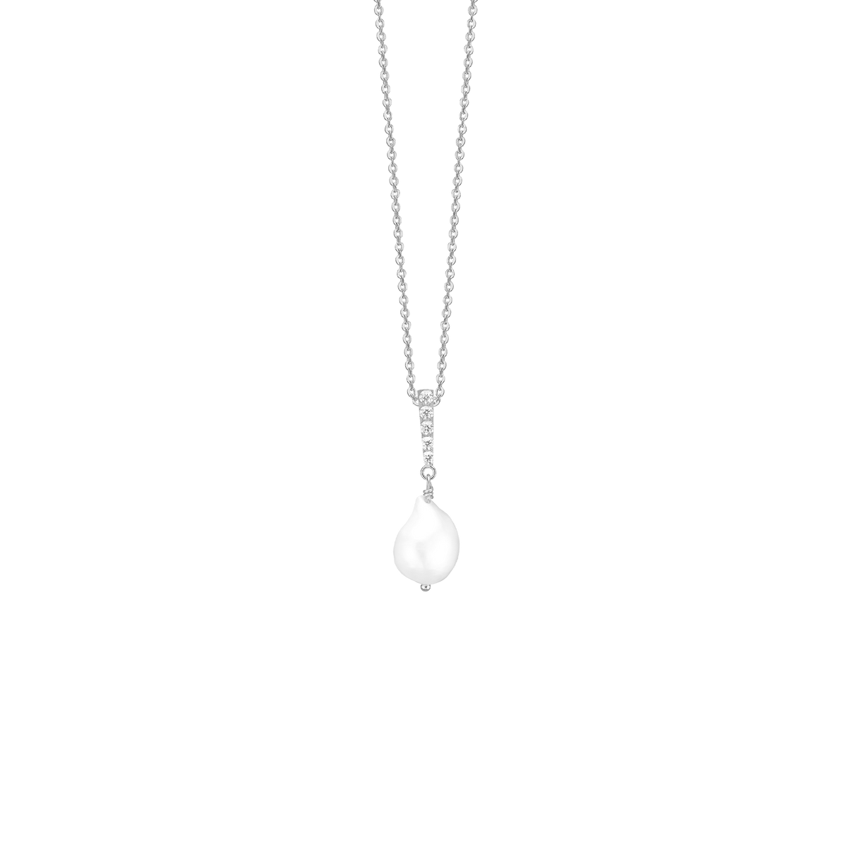 Aagaard - Halskæde sølv "Sparkling Pearls" - Model: 1680-S-S67-45
