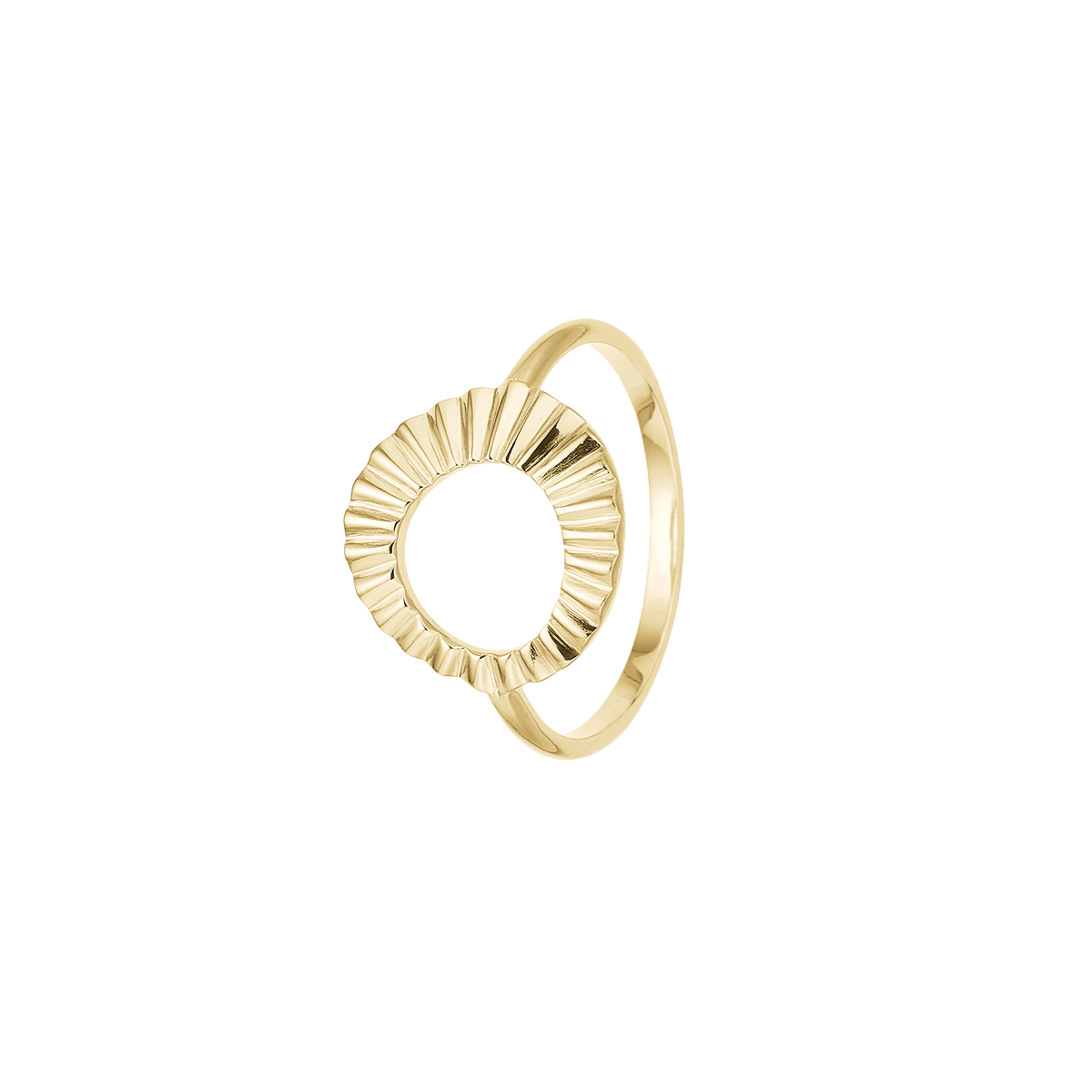 Aagaard - 8 kt guld ring "Solskin"- Model: 1800-G8-24
