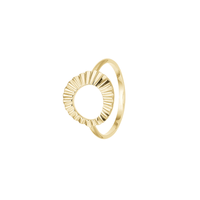Aagaard - 8 kt guld ring "Solskin"- Model: 1800-G8-24