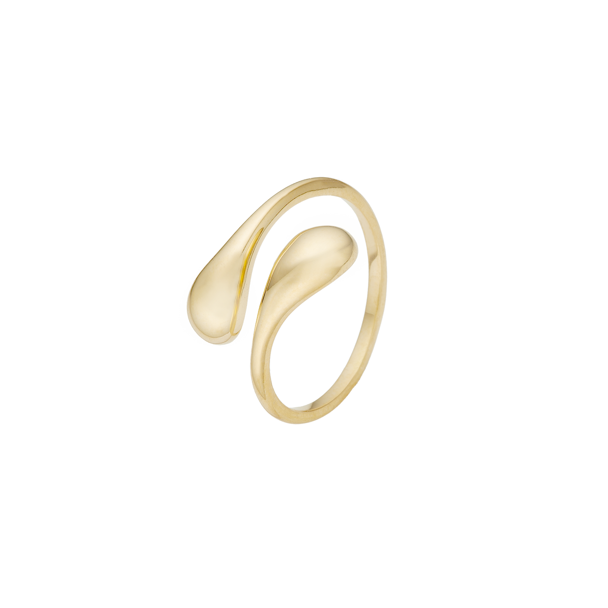 Aagaard - Ring i 8 kt. "Dråber" - Model: 1800-G8-26