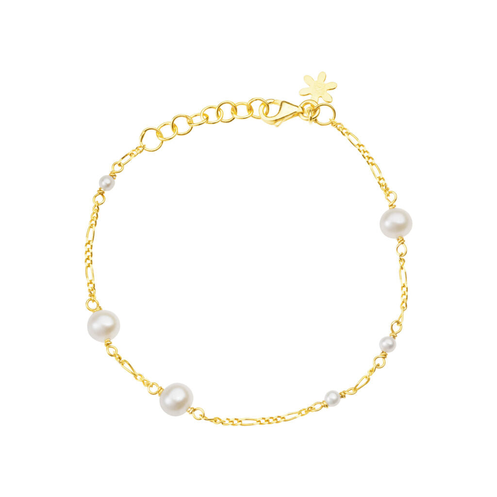 Susanne Friis Bjørner - Armbånd forgyldt med perler - Model: 1887-2-20-900