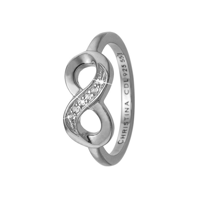 Køb Christina Jewelry - Ring, Eternity, sølv ring med topaser - Model: 800-2.20.A hos Guldsmed Smeds