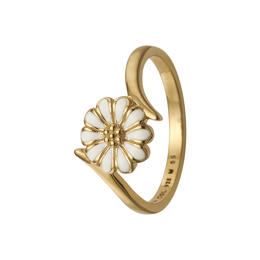 Køb Christina Jewelry - Ring, Marguerite Power, forgyldt sølv ring - Model: 800-2.22.B hos Guldsmed Smeds