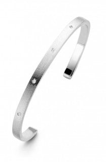 Køb SPIRIT ICONS - RAW , ARMRING I SØLV MED ZIRKON - MODEL: 20251-SM hos Guldsmed Smeds