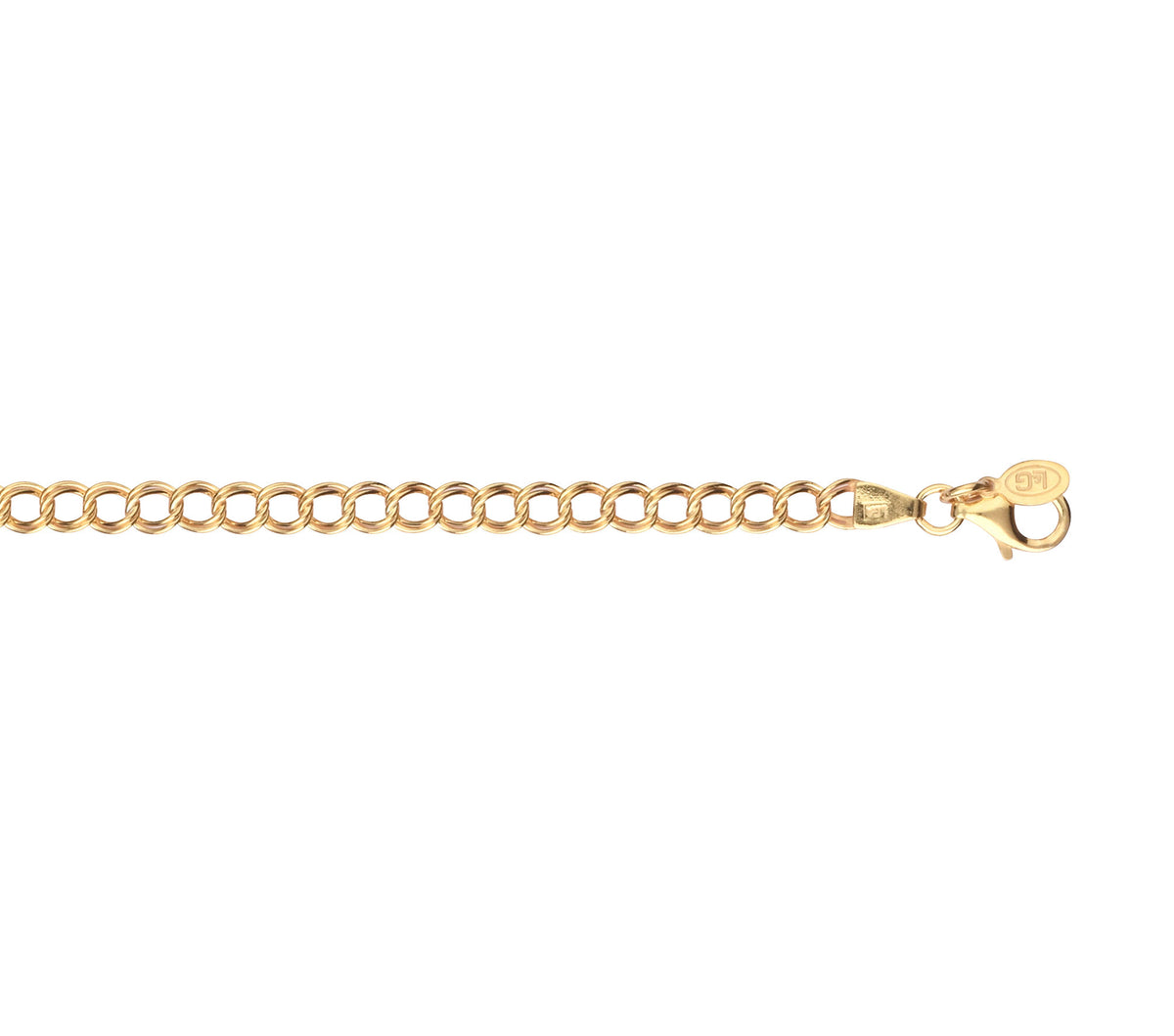 Køb L&G - Forgyldt Sølv armbånd - Åben bismarck, 19 cm - Modelnr: LG-206946 hos Guldsmed Smeds
