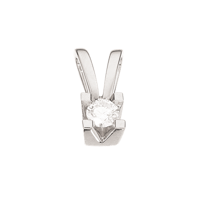 Køb Scrouples - Kleopatra diamant hvidguld vedhæng w/si 14 kt - Modelnr.: 2136,15 hos Guldsmed Smeds