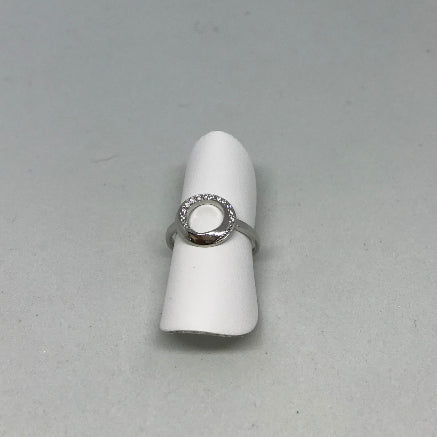 Køb Aagaard - RHOD. SØLV RING M/SY.ZIRCONIA  - Model: 21623521-75 hos Guldsmed Smeds