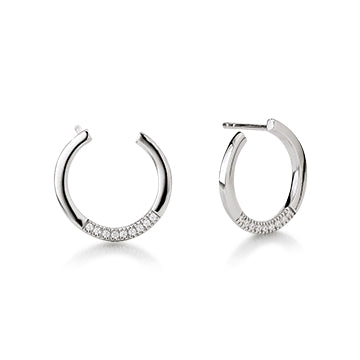 Køb Aagaard - RHOD. SØLV CREOL M/SY.ZIRCONIA - Model: 21993922-75 hos Guldsmed Smeds