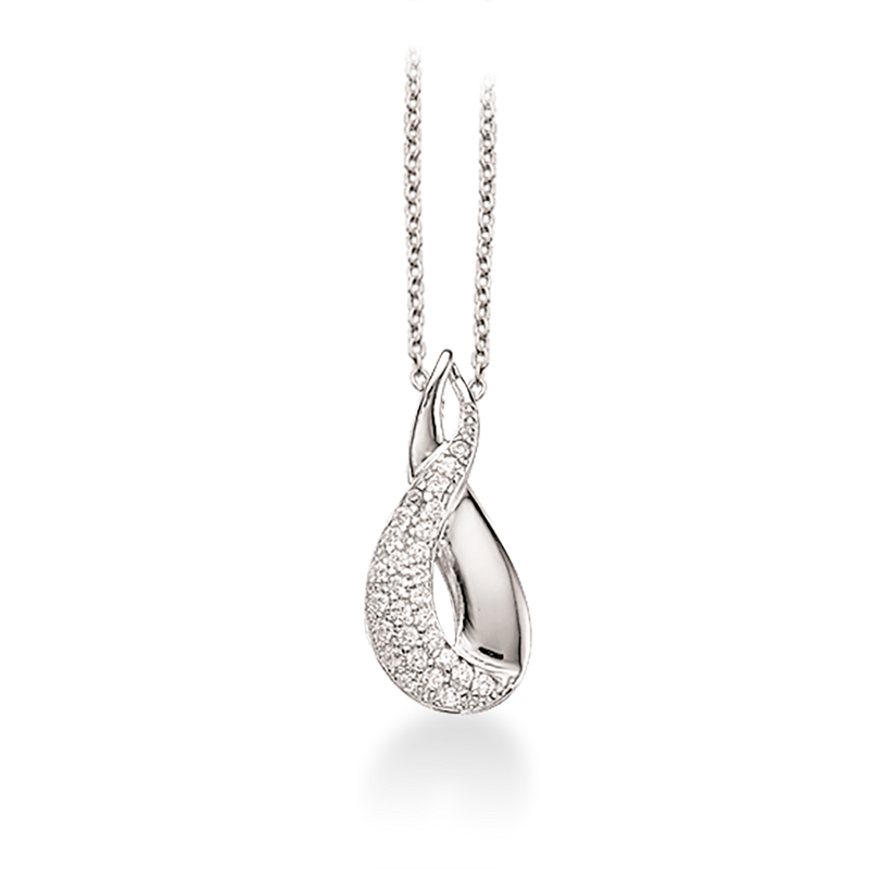 Køb Scrouples - Vedhæng sølv rhodineret synt. zir m/kæde - Model nr.: 233362 hos Guldsmed Smeds