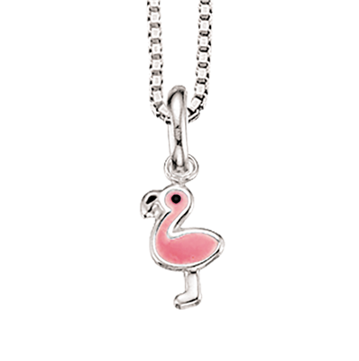Køb Scrouples - Flamingo halskæde sølv - Model: 234612 hos Guldsmed Smeds