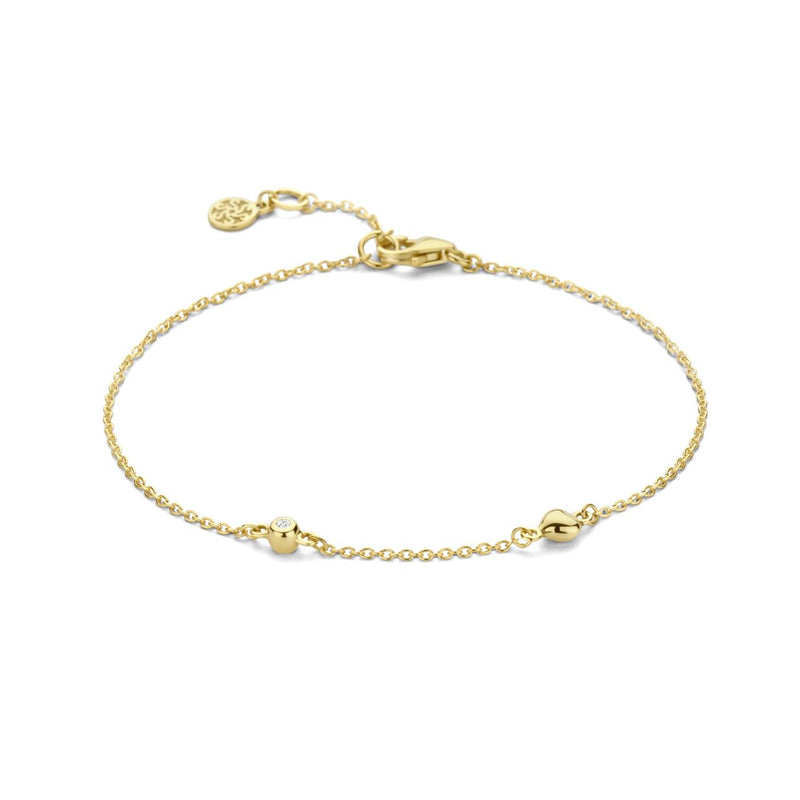 Spirit Icons - Miracle armbånd i 14 kt. guld m. 0,02 ct - Model: 24126-19