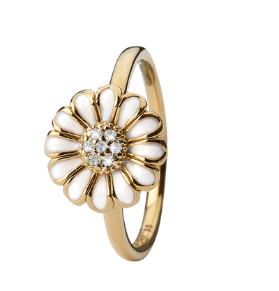 Køb Christina Collect Ring - Topaz Marguerit, forgyldt sølv - Modelnr.: 3.19.B hos Guldsmed Smeds
