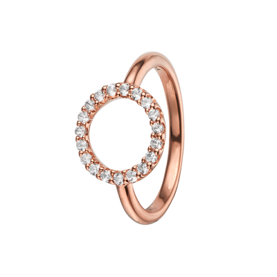 Køb Christina Collect Ring - Topaz Circle, Rosa forgyldt sølv - Modelnr.: 3.20.C hos Guldsmed Smeds